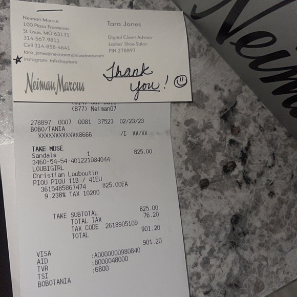 Yellow sandal Louboutin Red Bottom - Picture 2 of 4